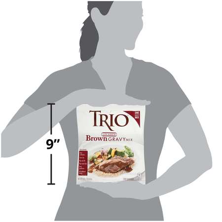 TRIO Trio Low Sodium Brown Gravy Mix 1lbs, PK8 10050000385727